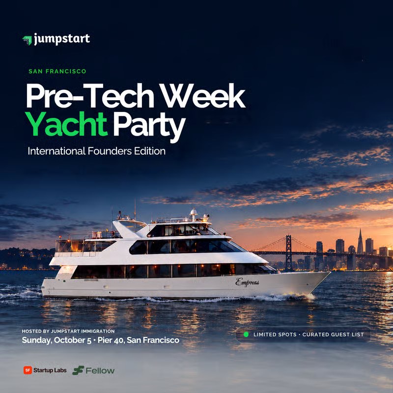 Pre-Tech Week Yacht Party cover